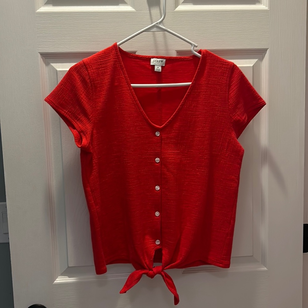 J. Crew Tie Waist Top! EUC! Small